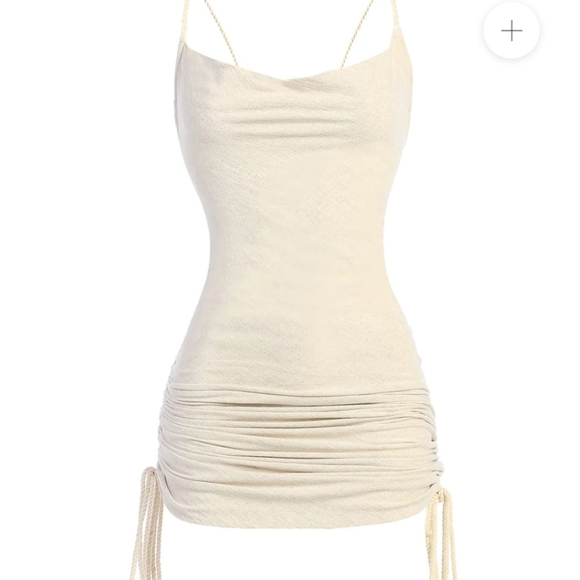 JLUXLABEL ruched linen dress - Picture 4 of 4